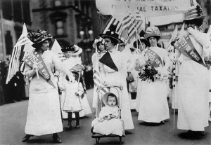 New-York-Suffragists-parade,-1912